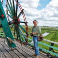 Tony on the viewing platform of De Kat windmill